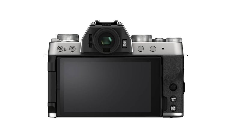 Fujifilm X-T200 Mirrorless Digital Camera with 15-45mm Lens - Silver (Back)