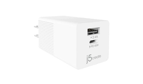 J5 JUP2445 45W PD USB-C Mini Charger