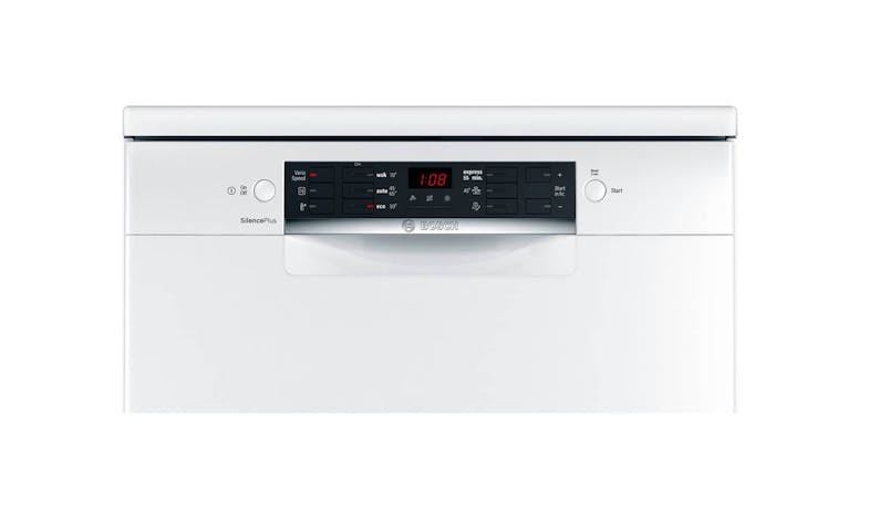Bosch SMS46GW01P 60cm Freestanding Dishwasher - White (Panel)