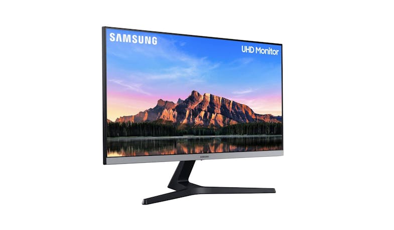 Samsung 28-inch UHD Monitor (LU28R550UQEXXS)- Alt angle