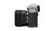 Fujifilm X-T200 Mirrorless Digital Camera with 15-45mm Lens - Silver (Side)