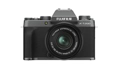 Fujifilm X-T200 Mirrorless Digital Camera with 15-45mm Lens - Dark Silver (Front)