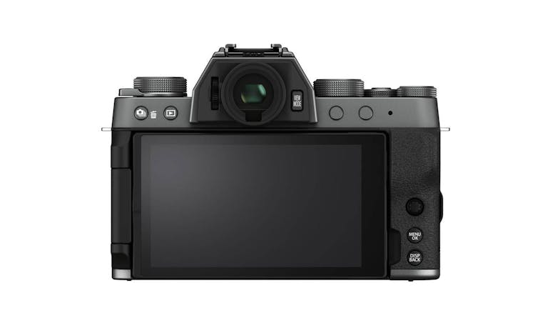 Fujifilm X-T200 Mirrorless Digital Camera with 15-45mm Lens - Dark Silver (Back)