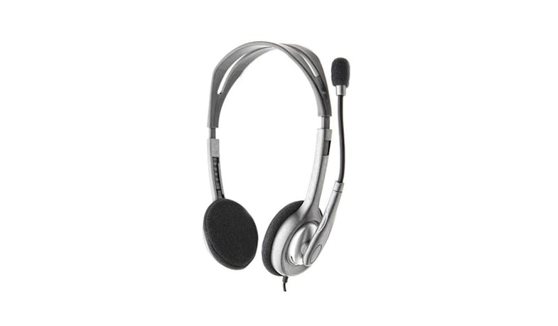 Logitech H111 (981-000588) Stereo Headset - Silver