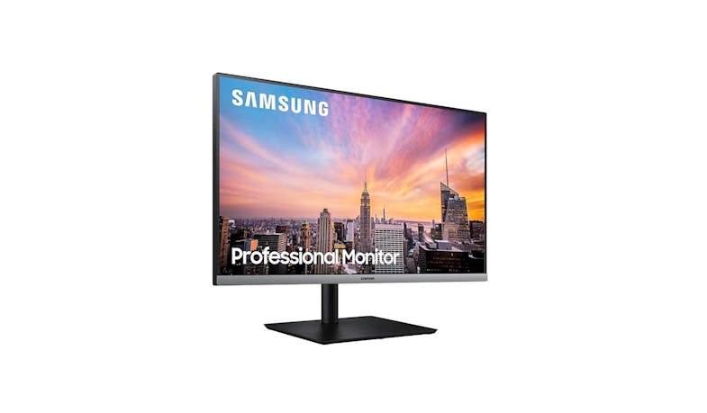 Samsung 27-inch Professional Monitor With Bezel-less Design (LS27R650FDEXXS) - Side View