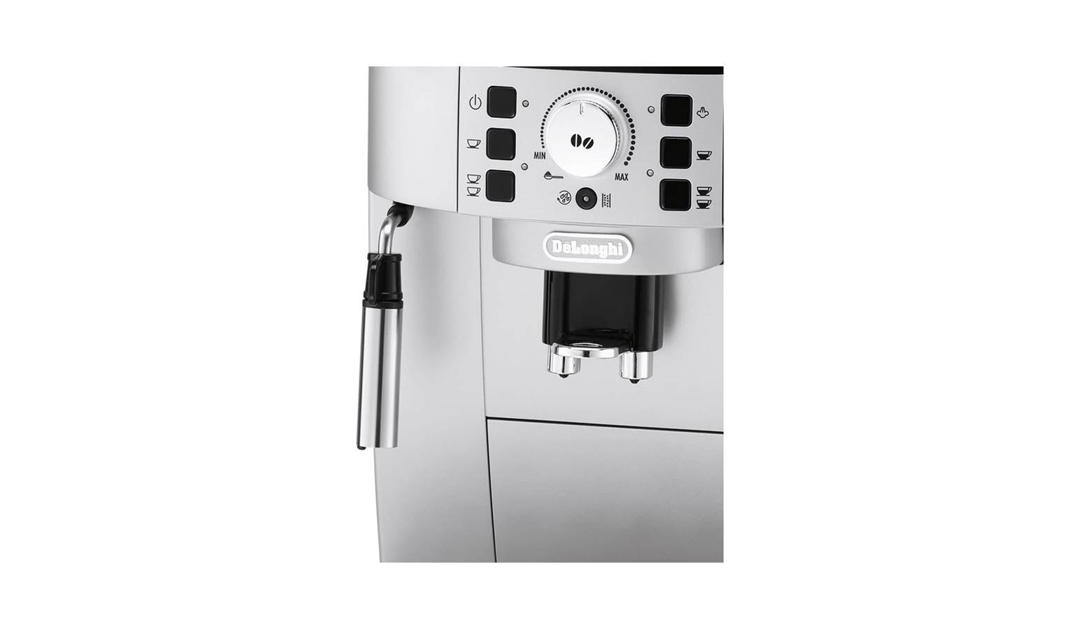 Индикаторы кофемашины delonghi magnifica. Delonghi ECAM 22.110.SB. Ручка дозатора кофе для Delonghi ECAM 22.110. Delonghi magnifica Модельный ряд. Кофемашина de'Longhi magnifica Plus ECAM 22.323 S.