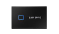 Samsung MU-PC500K/WW Portable SSD T7 Touch 500GB External Storage - Black (Front)
