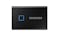 Samsung MU-PC2T0K/WW Portable SSD T7 Touch 2TB External Storage - Black (Front)