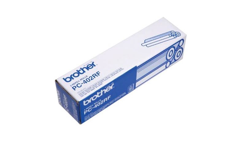 Brother PC402RF 2-Pack Black Ribbon Refill Roll for Fax