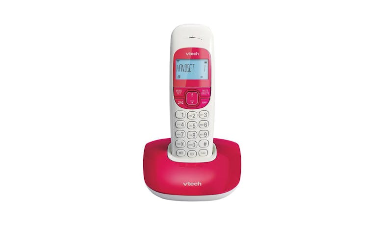 Vtech VT1301 Digital Cordless Home Phone - Red