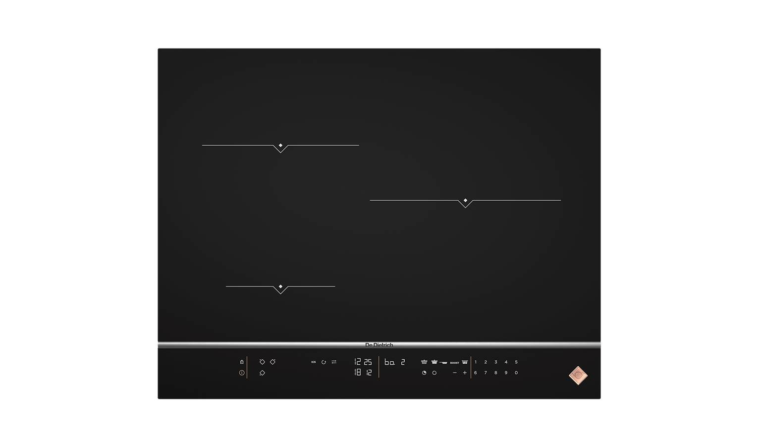 De Dietrich DPI7572X 65cm 3-Zone Built-in Induction Hob
