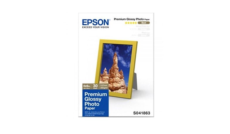 Epson S041863 Premium Glossy Photo Paper 4R - 30 Sheets