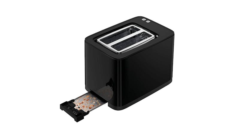 Tefal TT6408 Digital Black Toaster - Bottom tray