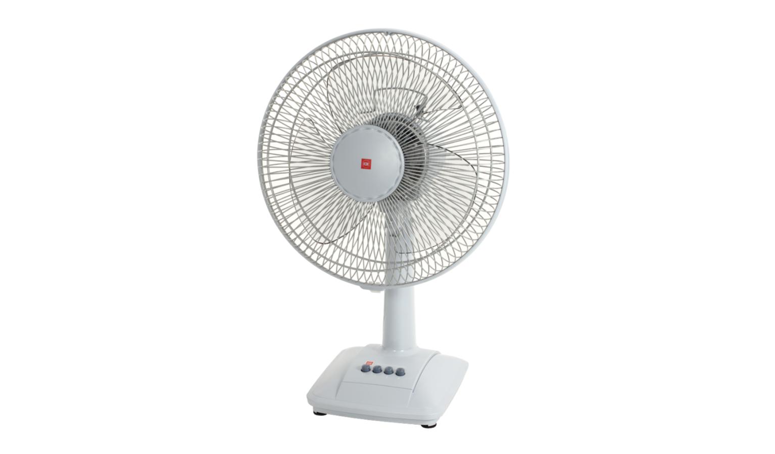 KDK A30AS 30cm Table Fan - Silver Grey