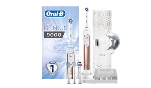 Braun Oral-B Genius 9000 D701.535.6XC Rechargeable Electric Toothbrush - Rose Gold