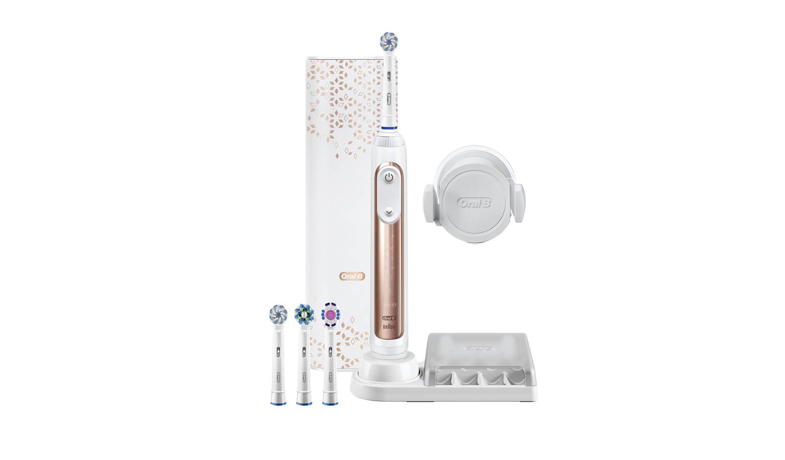 Oral-B Genius 9000 D701.535.6XC Rechargeable Electric Toothbrush Powered by  Braun - Rose Gold | Harvey Norman Singapore