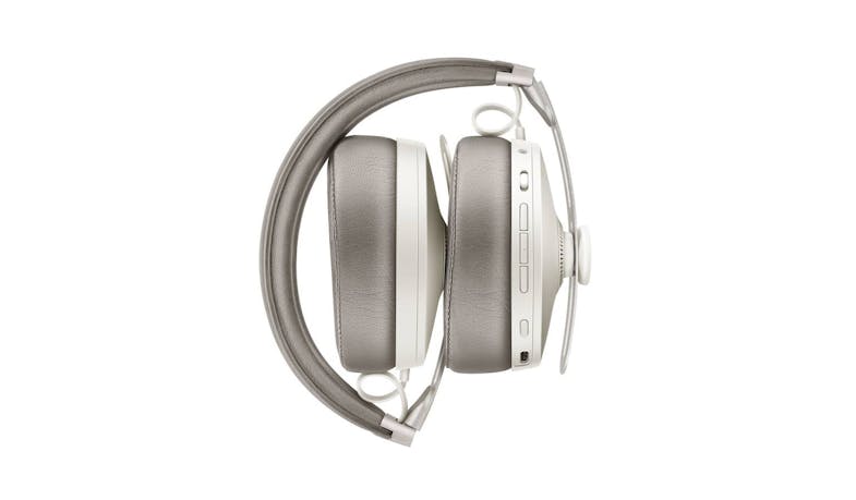 Sennheiser Momentum Wireless (M3 AEBT XL) Noise Cancelling Over-Ear Headphones - Sandy White - Folded