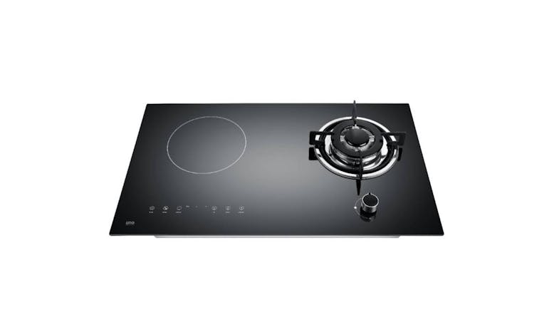 Uno UK7338 73cm 2-in-1 Hybrid Gas/Induction Glass Hob