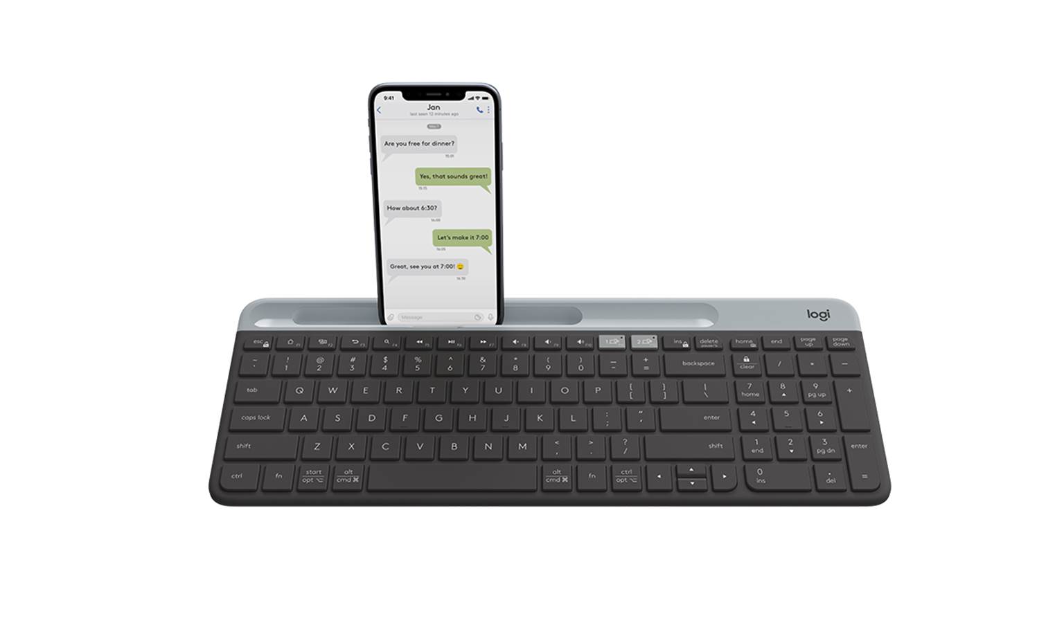 Logitech K580 (009210) Slim Multi-Device Keyboard - Graphite