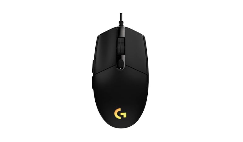 Logitech G203 LightSync Wired Gaming Mouse - Black - Front