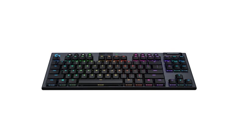 Logitech G915 TKL Lightspeed Wireless RGB Mechanical Gaming Keyboard - Clicky - Alt Angle