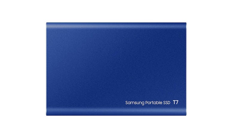 Samsung MU-PC500H/WW Portable SSD T7 500GB - Indigo Blue - Rear