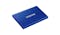 Samsung MU-PC500H/WW Portable SSD T7 500GB - Indigo Blue - Alt angle