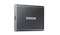 Samsung MU-PC1T0T/WW Portable SSD T7 1TB - Titan Gray - facing right