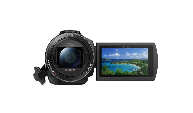 Sony FDR-AX43 UHD 4K Handycam Camcorder - Front