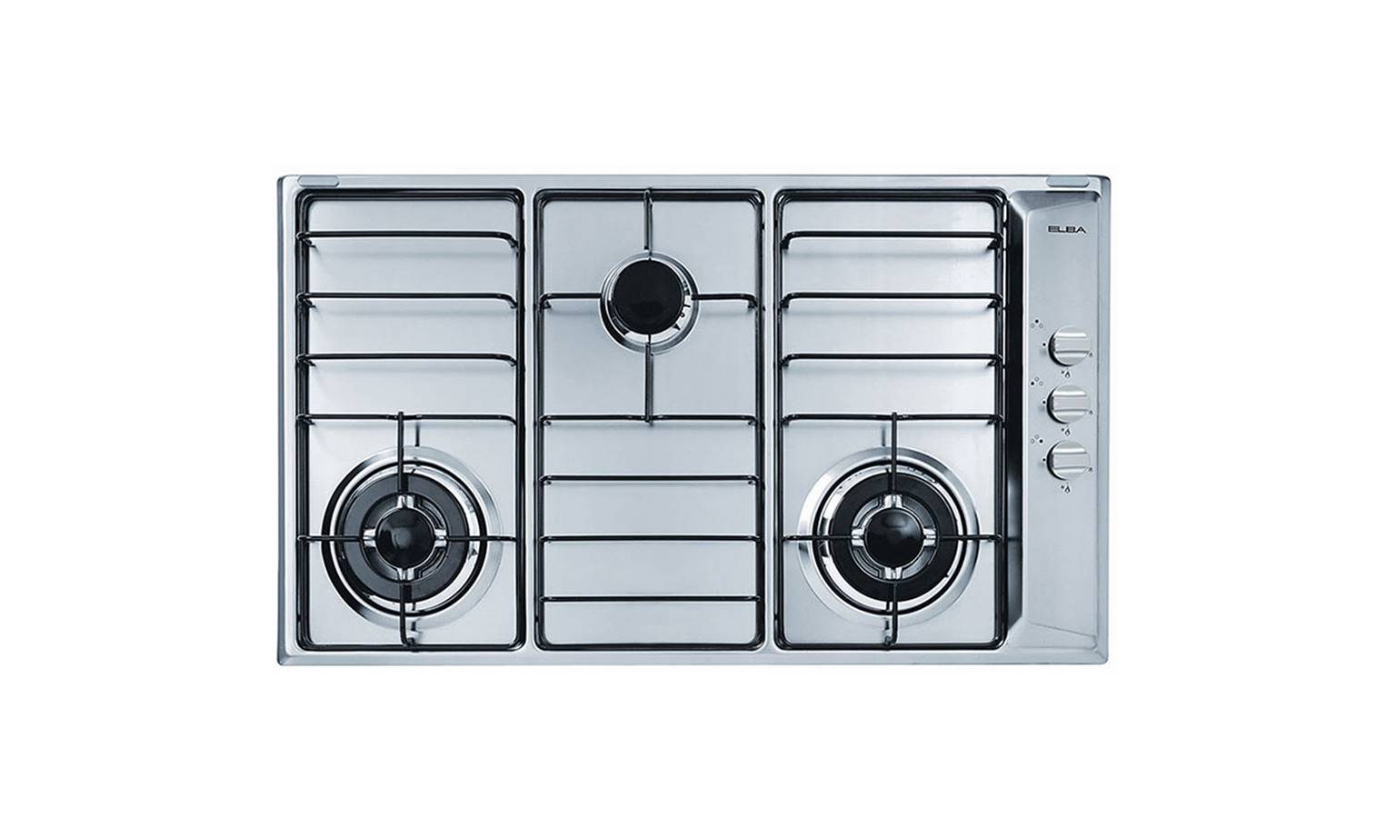 Elba EHS935 SB 90cm 3-Burner Gas Hob - Stainless Steel