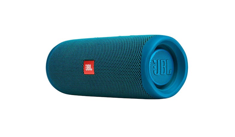 JBL Flip 5 Portable Speaker Eco Edition - Blue - Alt Angle