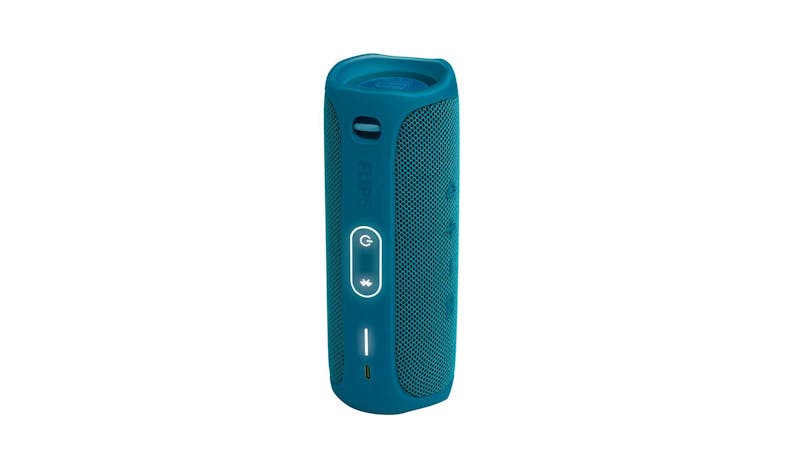 JBL Flip 5 Portable Speaker Eco Edition - Blue - Rear