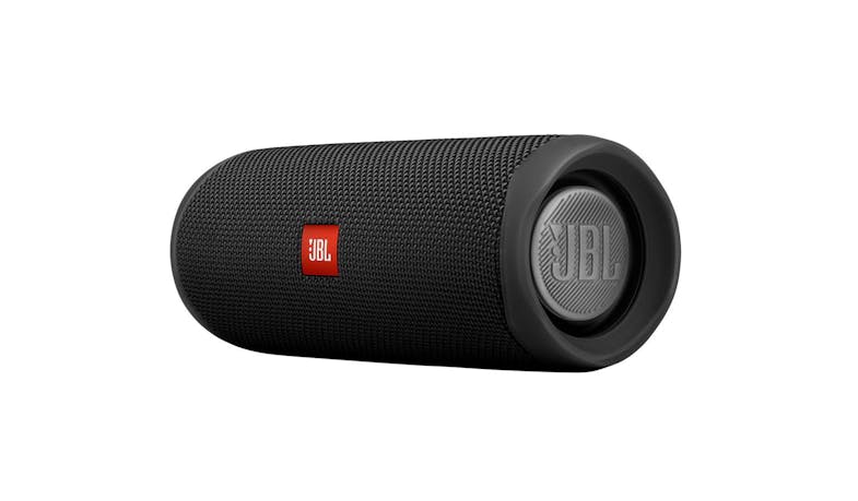 JBL Flip 5 Wireless Portable Speaker - Black - Alt Angle