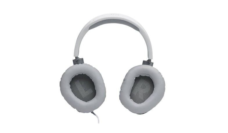 JBL Quantum 100 Wired Over-Ear Gaming Headset - White - Folded