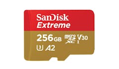 SanDisk Extreme microSDXC UHS-I Memory Card with Adapter - 256GB