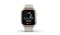Garmin Venu Sq 0242681 (Music Edition) Rose Gold Aluminum Smartwatch - Light Sand - Front