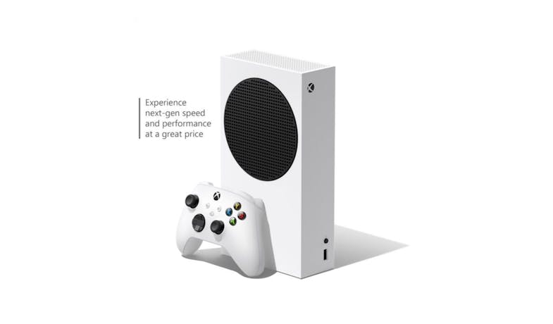 Xbox Series S (RRS-00018) 512GB Gaming Console - White - alt angle