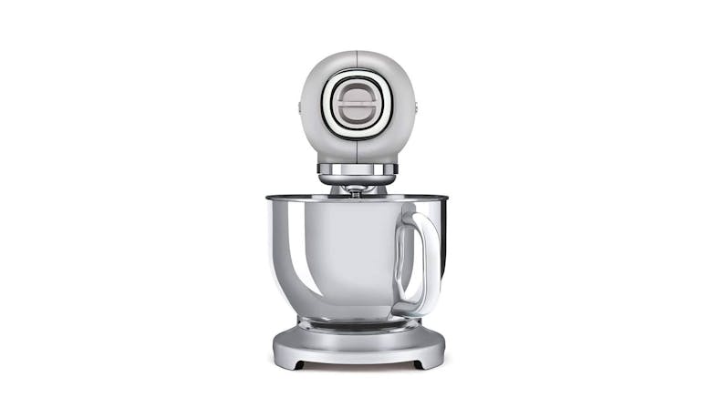 Smeg SMF02SVUK 50's Retro Style Stand Mixer - Silver - Front