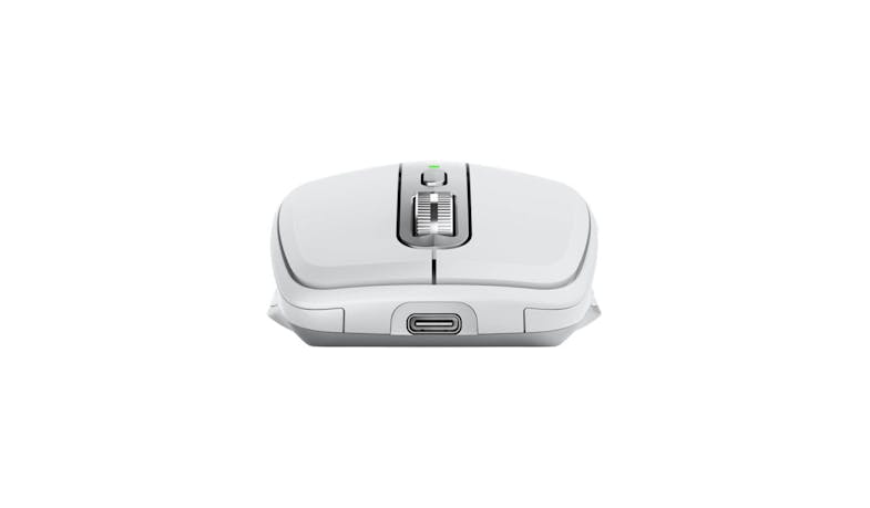Logitech MX Anywhere 3 Compact Wireless Mouse - Pale Grey - Front