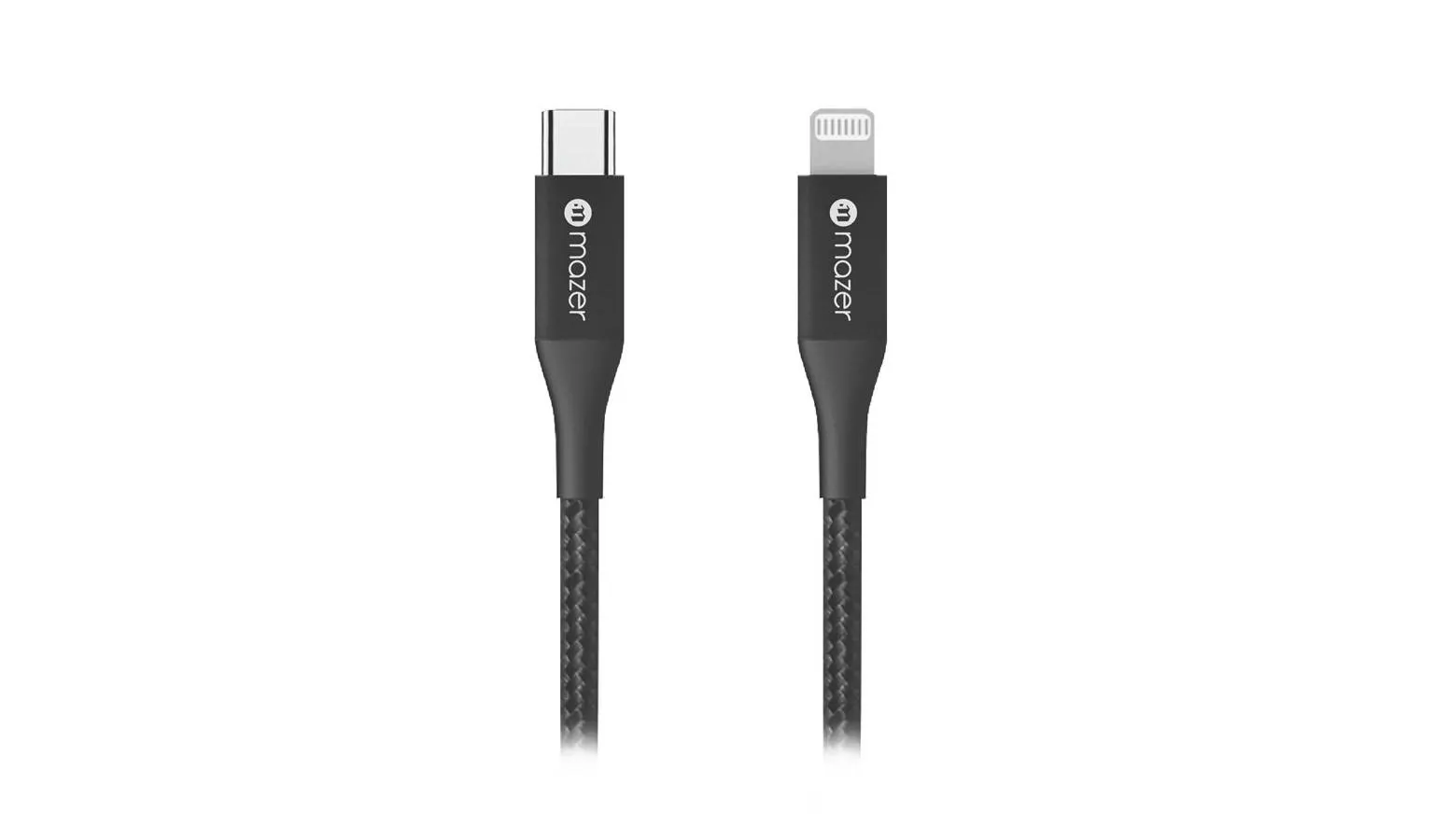 Mazer Power Link Ii Lightning To Usb C Pd 12cm Cable Black Harvey Norman Singapore