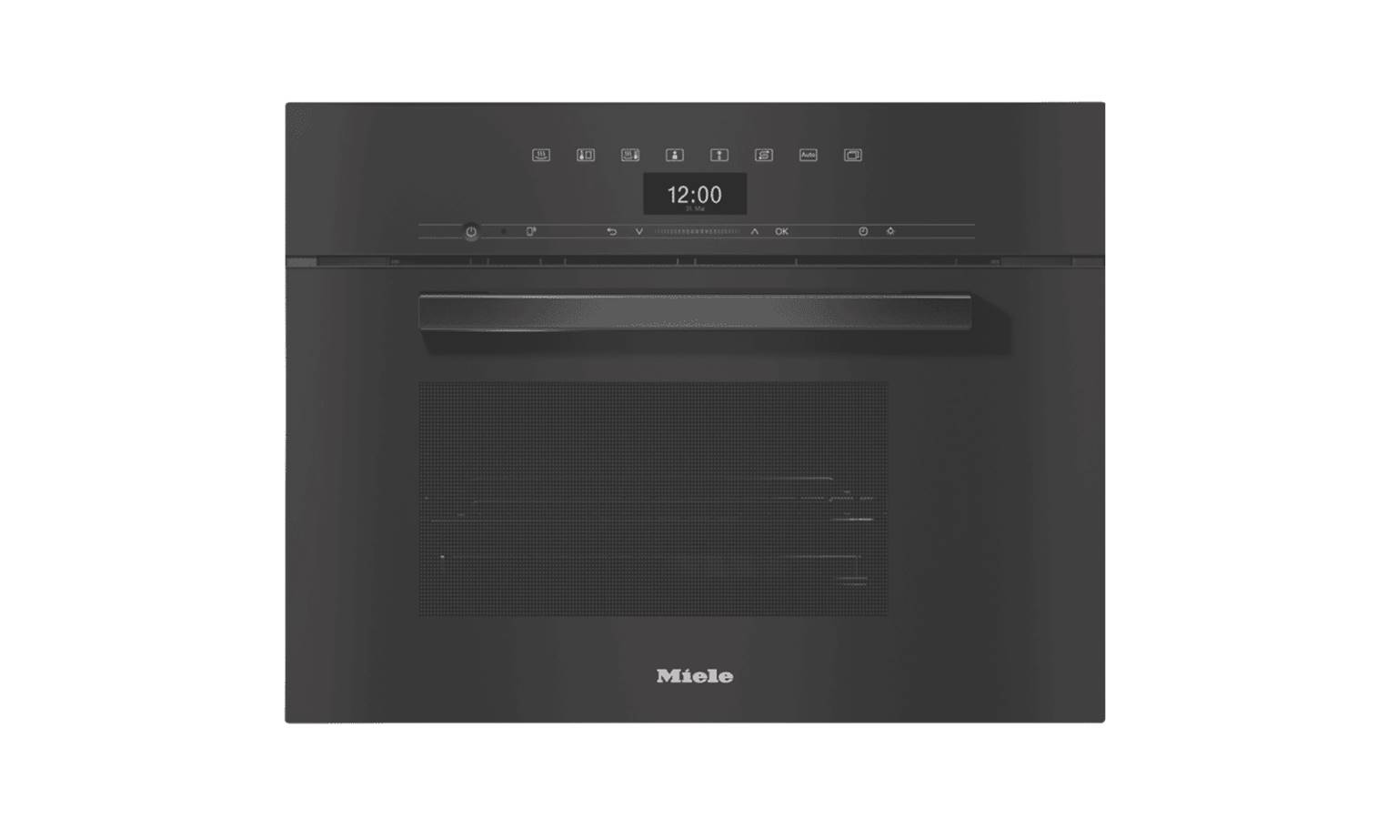Miele DG7440 40L Built-in Steam Oven - Obsidian Black