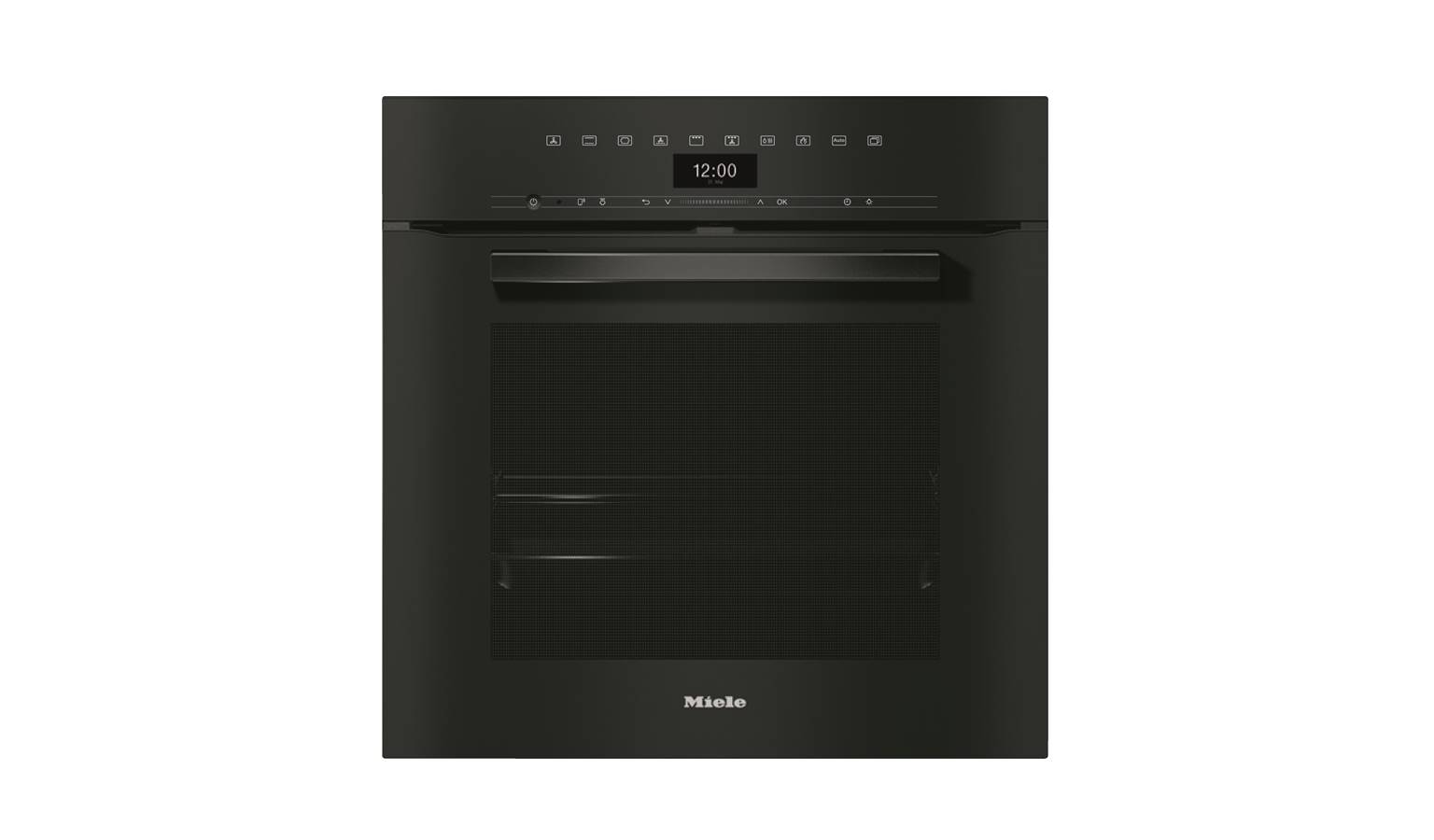 Miele H7464 BP 76L Pyrolytic Built-in Oven - Obsidian Black