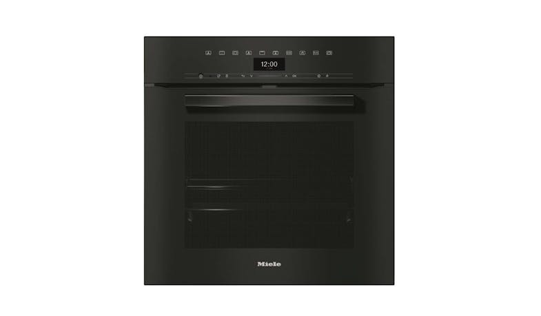 Miele H7464 BP 76L Pyrolytic Built-in Oven - Obsidian Black