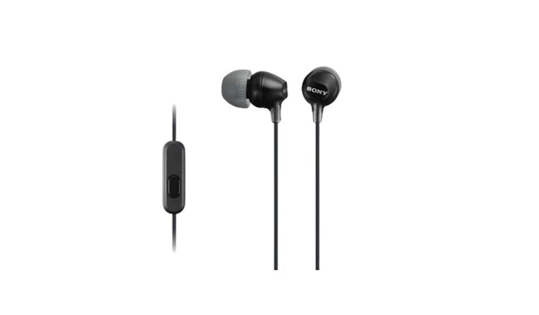 Sony MDR-EX15AP-BCE In-Ear Headphones with Microphone - Black