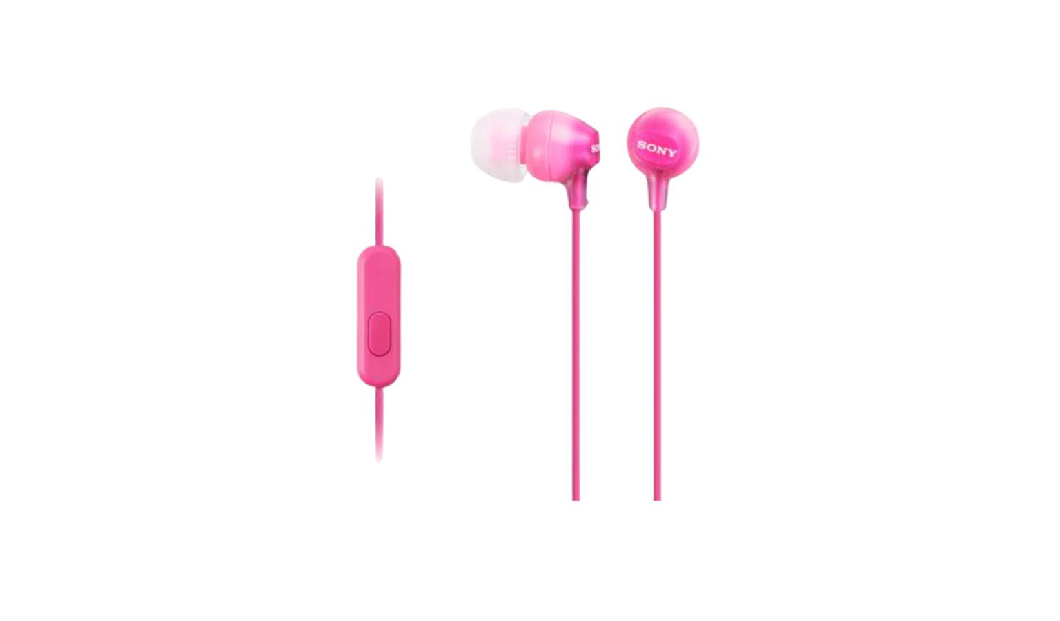 Sony MDR-EX15AP-PICE In-Ear Headphones with Microphone