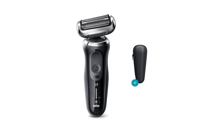 Braun Series 7 Wet & Dry Shaver with Travel Case - Black - Main