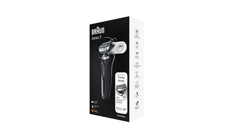 Braun Series 7 Wet & Dry Shaver with Travel Case - Black - package