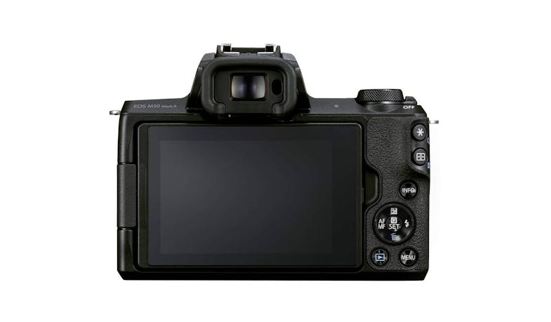 Canon EOS M50 Mark II Mirrorless Digital Camera with EFM15-45mm Lens - Black - screen