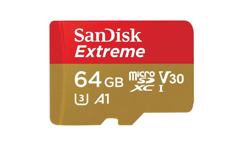 SanDisk Extreme microSDXC UHS-3 Card with Adapter - 64GB