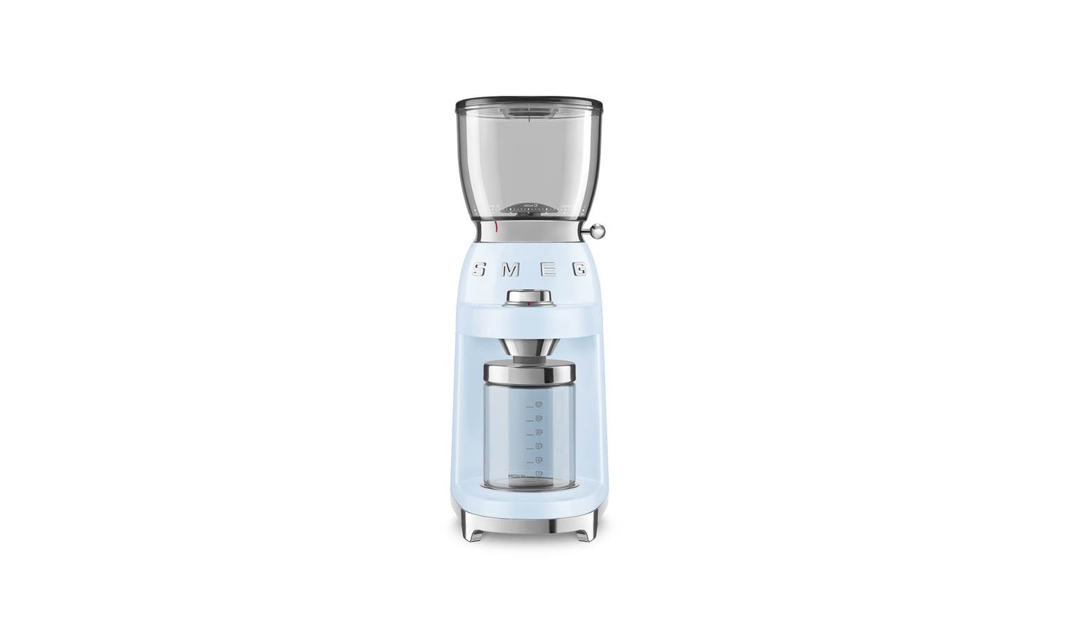 Smeg 50's Style (CGF01PBUK) Coffee Grinder - Pastel Blue